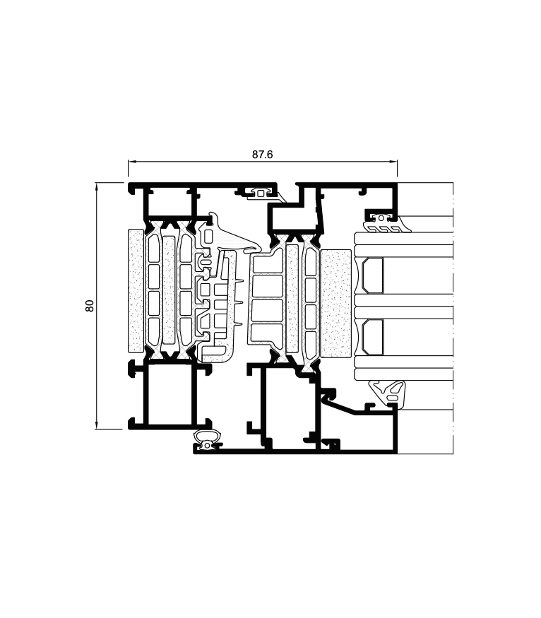 Gürsoylar · Minimalseries | Cortizo Cor 80 Endüstriyel Pencere
