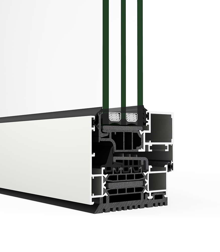 Gürsoylar · Minimalseries | Cortizo Cor 80 Gizli Kanat Pencere